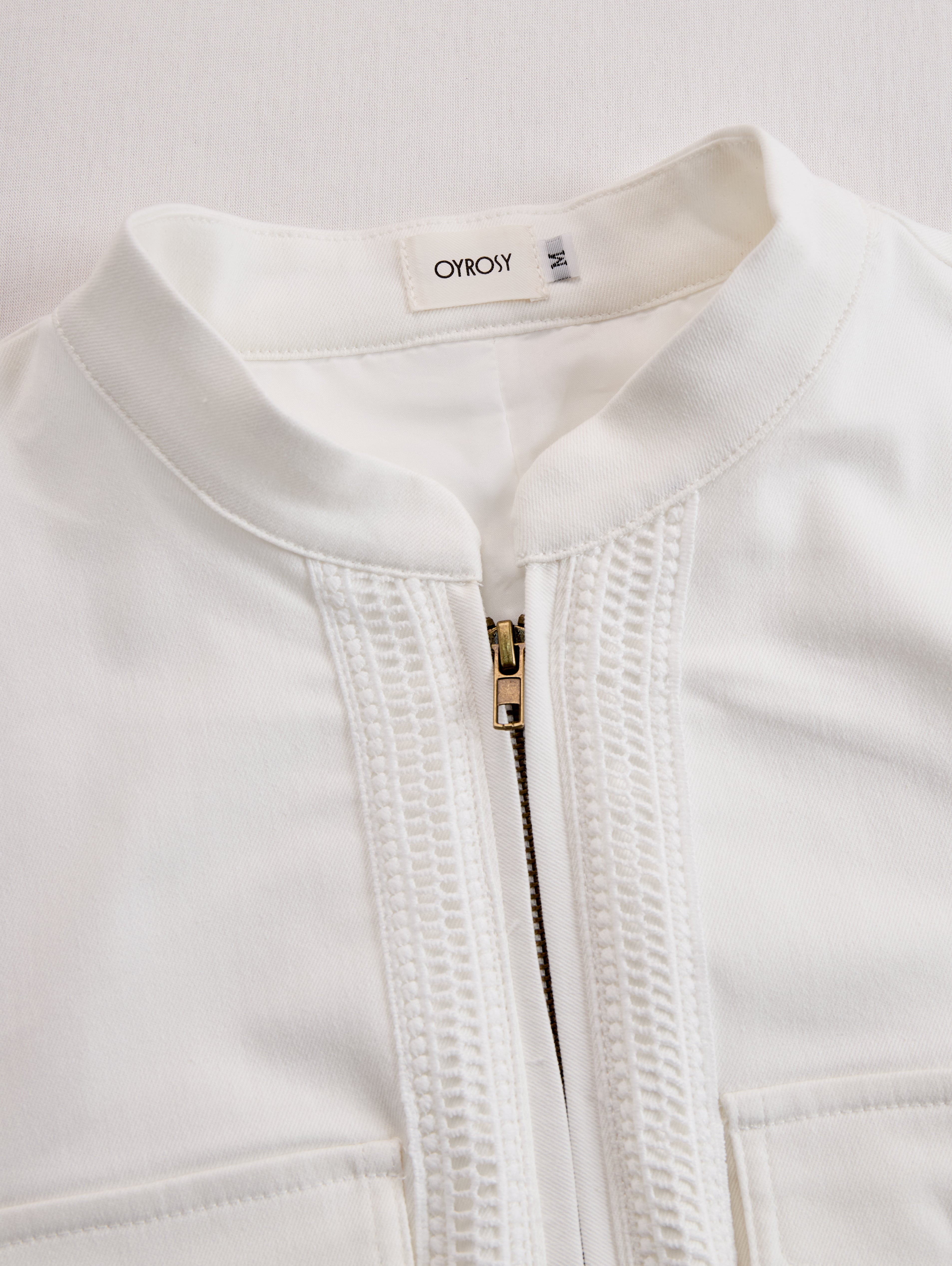 Vintage Western Cowboy Off-White Faux Denim Half-Zip Tassel Long-Sleeved Maxi Dress