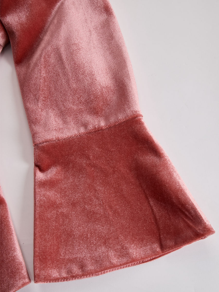 Western-style Stand-up Collar Single-breasted Floral Embroidered Velvet Jacket