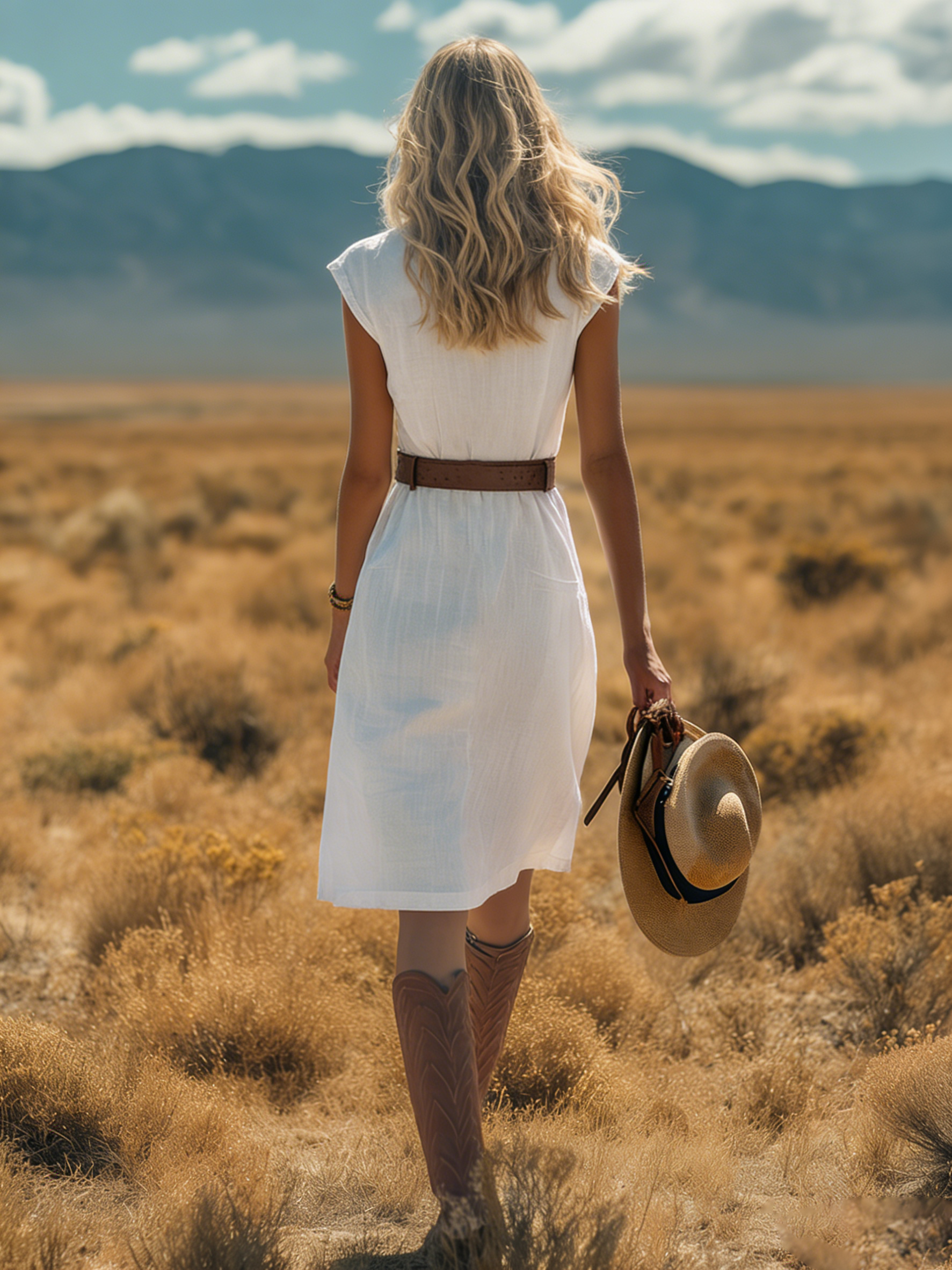 Comfortable And Casual Sleeveless Collared Embroidered Button-down Midi Dress