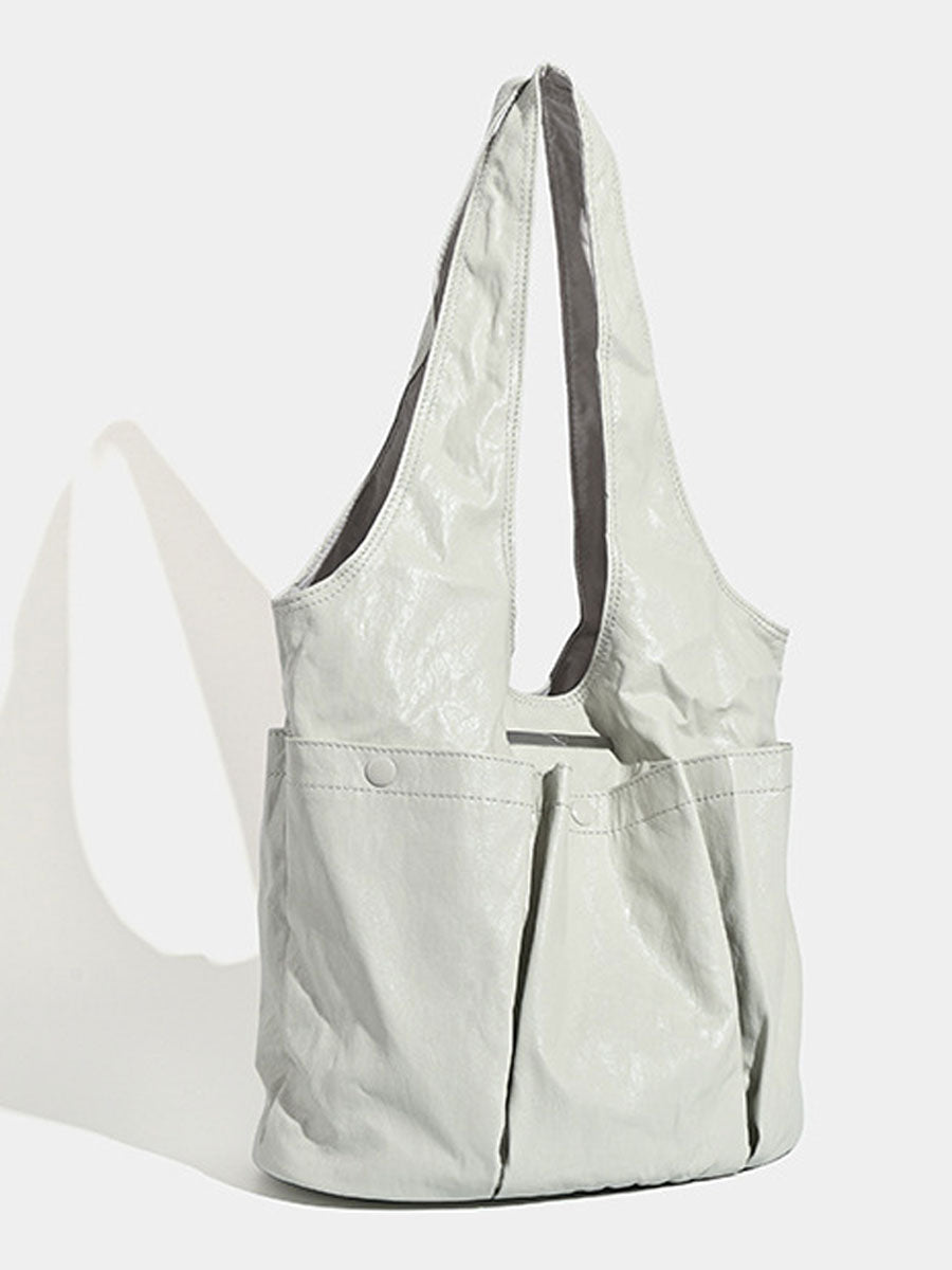 Vintage Multi-Pocket Eco-Leather Underarm Bag