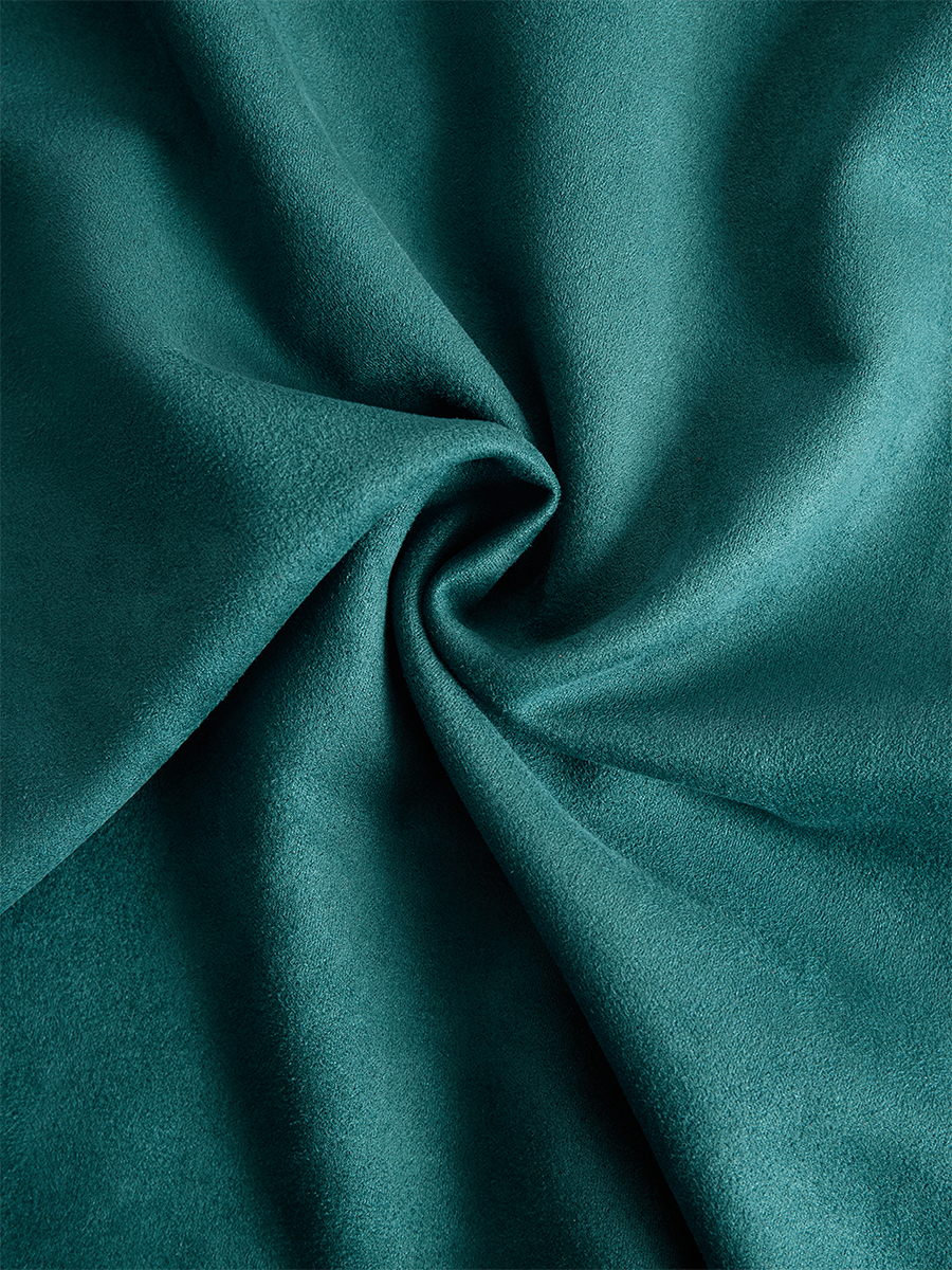 Western Green Faux Suede One-Shoulder Slit Patchwork Tassel Midi Dress