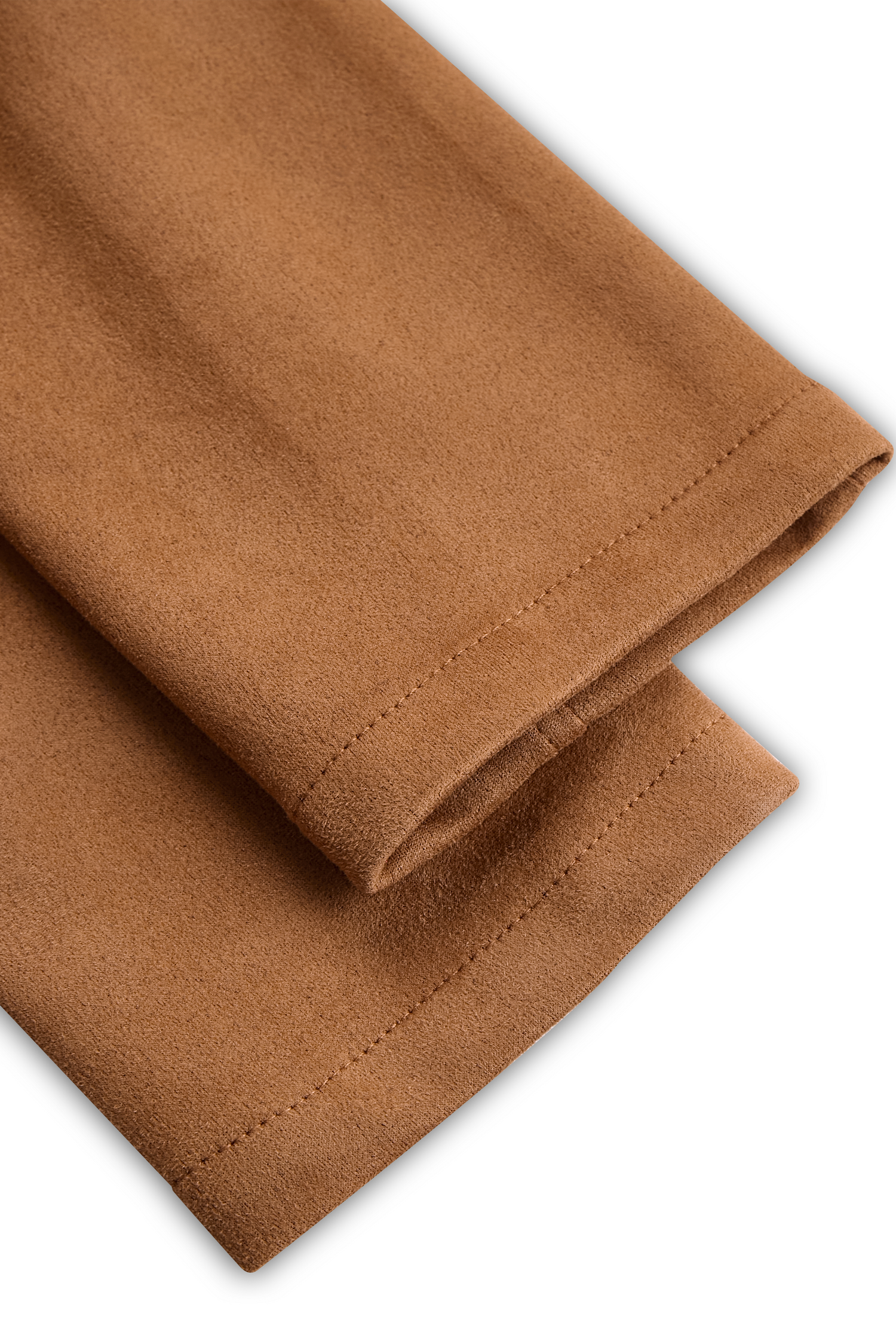 Vintage Western Style Embroidered Tassel Long Sleeve Brown Suede Mini Dress