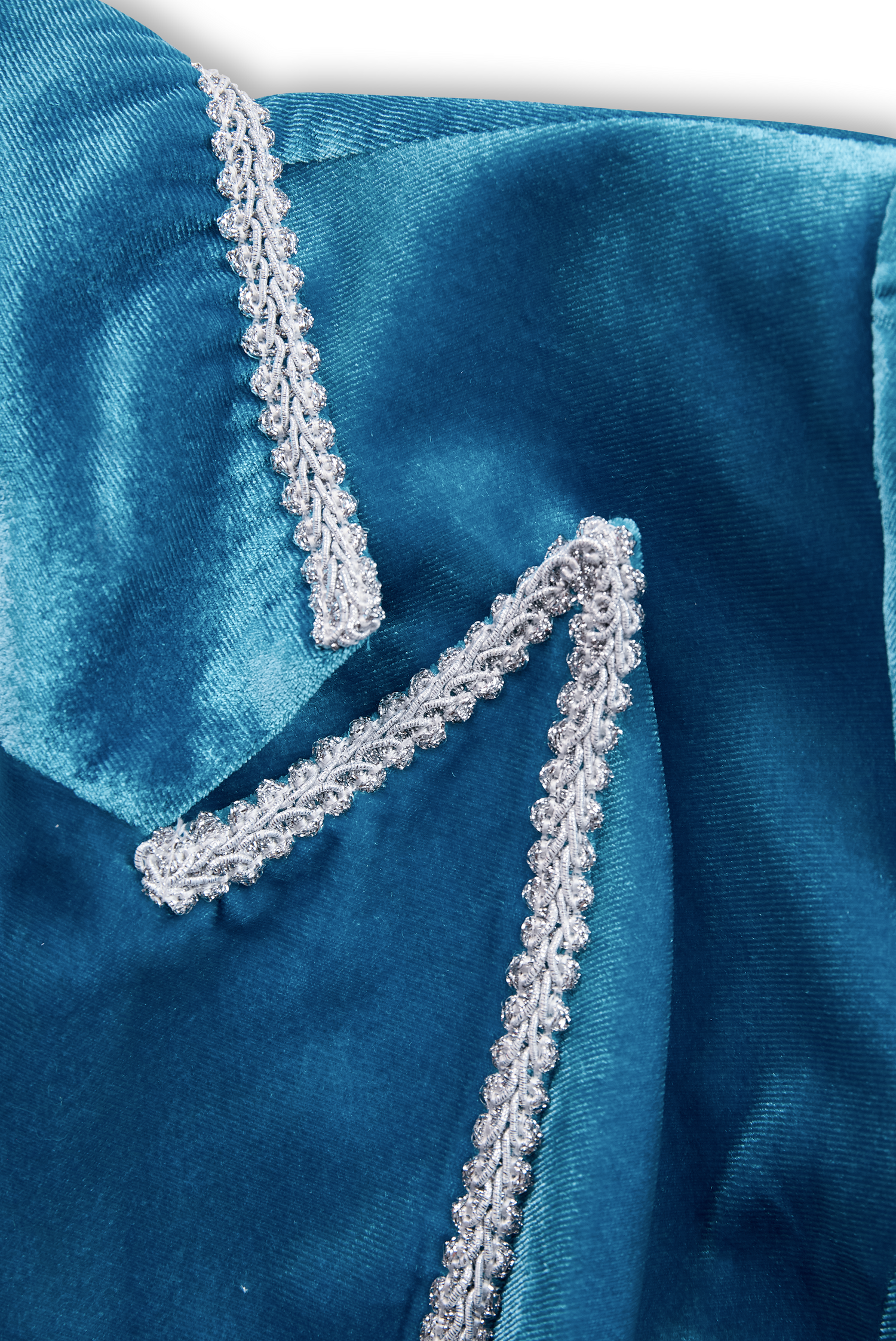 Casual Loose Retro Solid Velvet Pocket Blazer