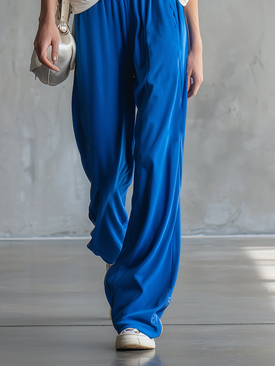 Casual Everyday Sportswear Off-the-shoulder T-shirt And Sweatpants Set