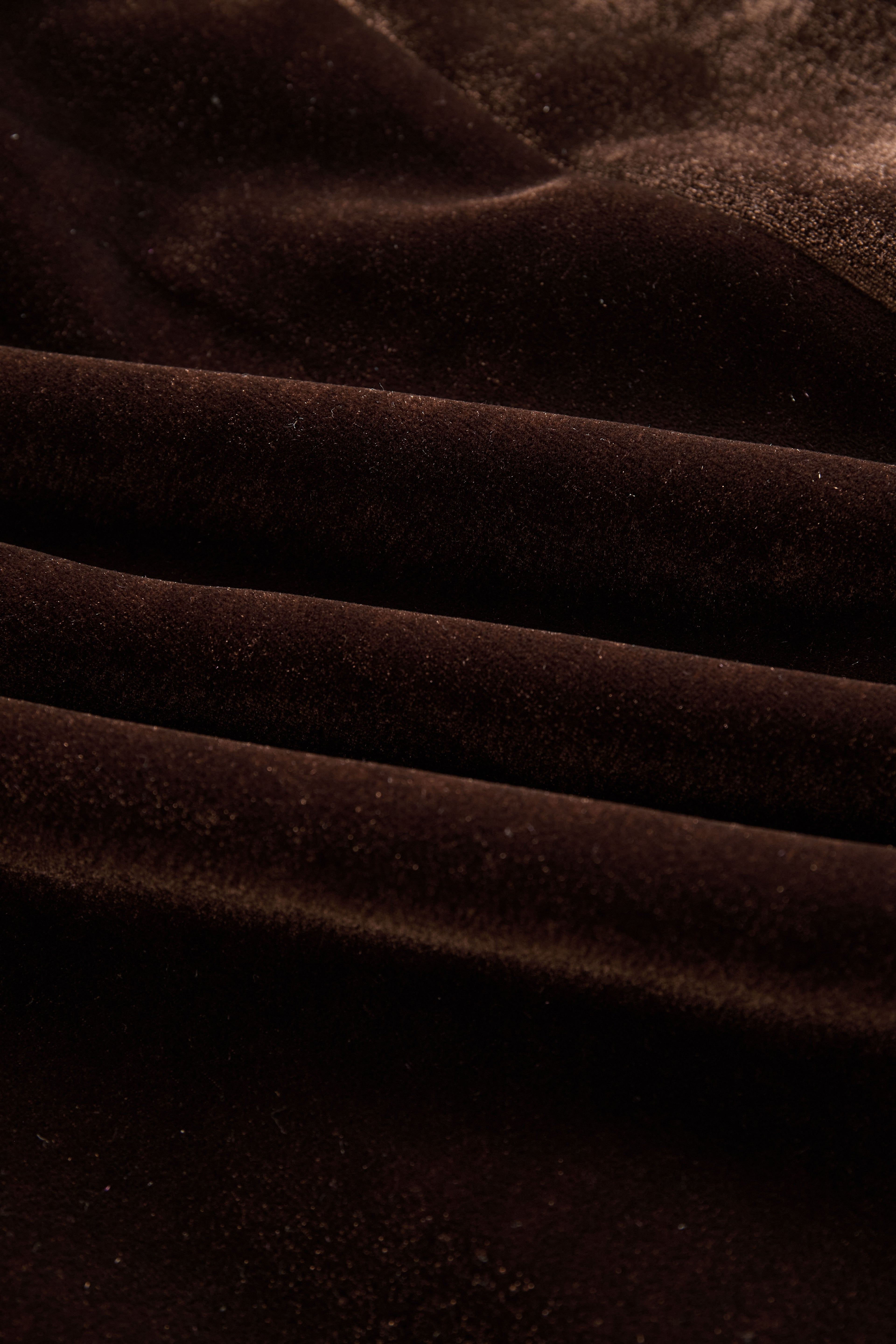 Casual Loose Vintage Velvet Colorblock Lapel Pocket Coat