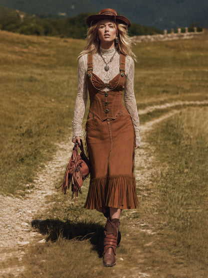 Retro Western Style Women&