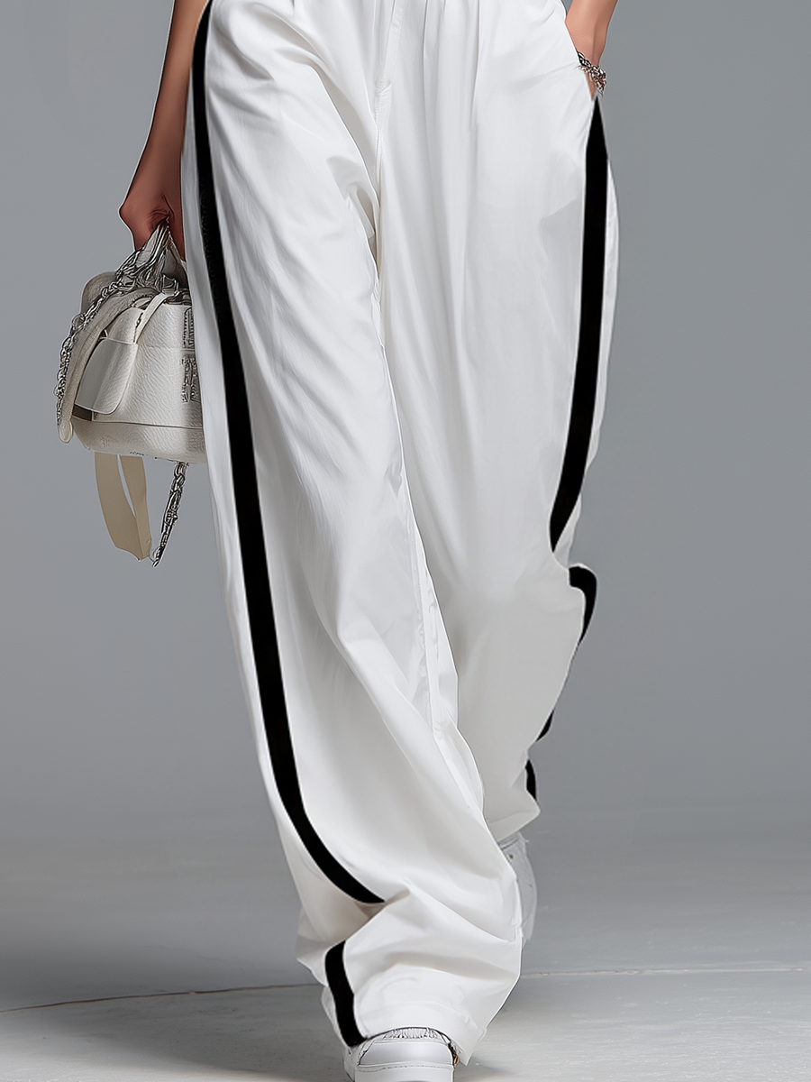 Casual And Comfortable Hooded Zip-up Short-sleeved Jumpsuit