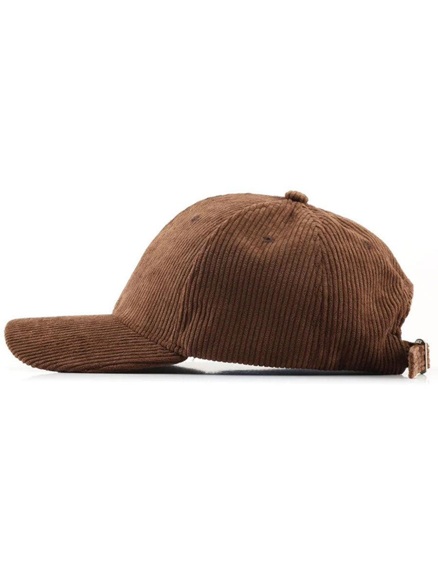 Casual Retro Corduroy Sports Warm Baseball Cap