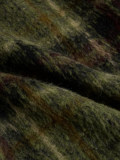 Retro Plaid Long Tweed Coat