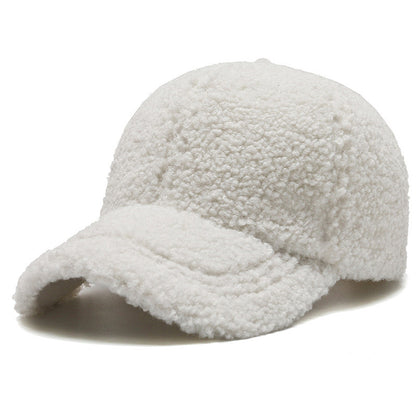 Casual Vintage Sherpa Fleece Warm Baseball Cap