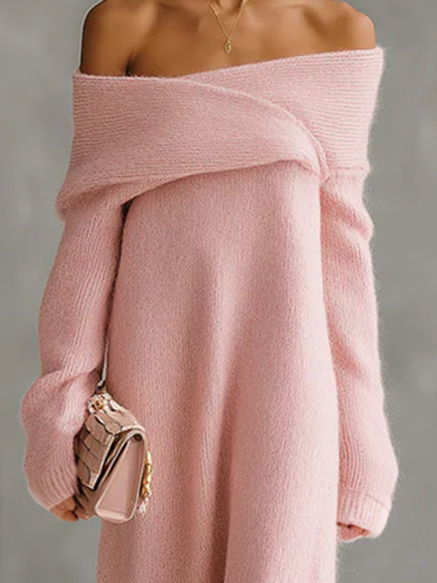 pink mohair dress LOU de BETOLY