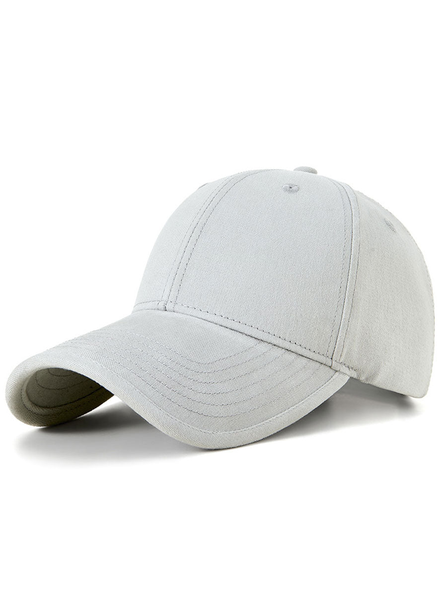 Casual Sports Solid Color Baseball Cap