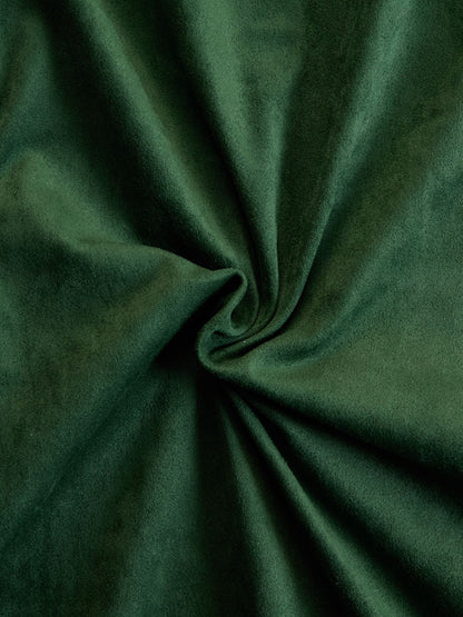 Semi-high Neck Off-the-shoulder Fringed Faux Suede Long-sleeved Mini Dress