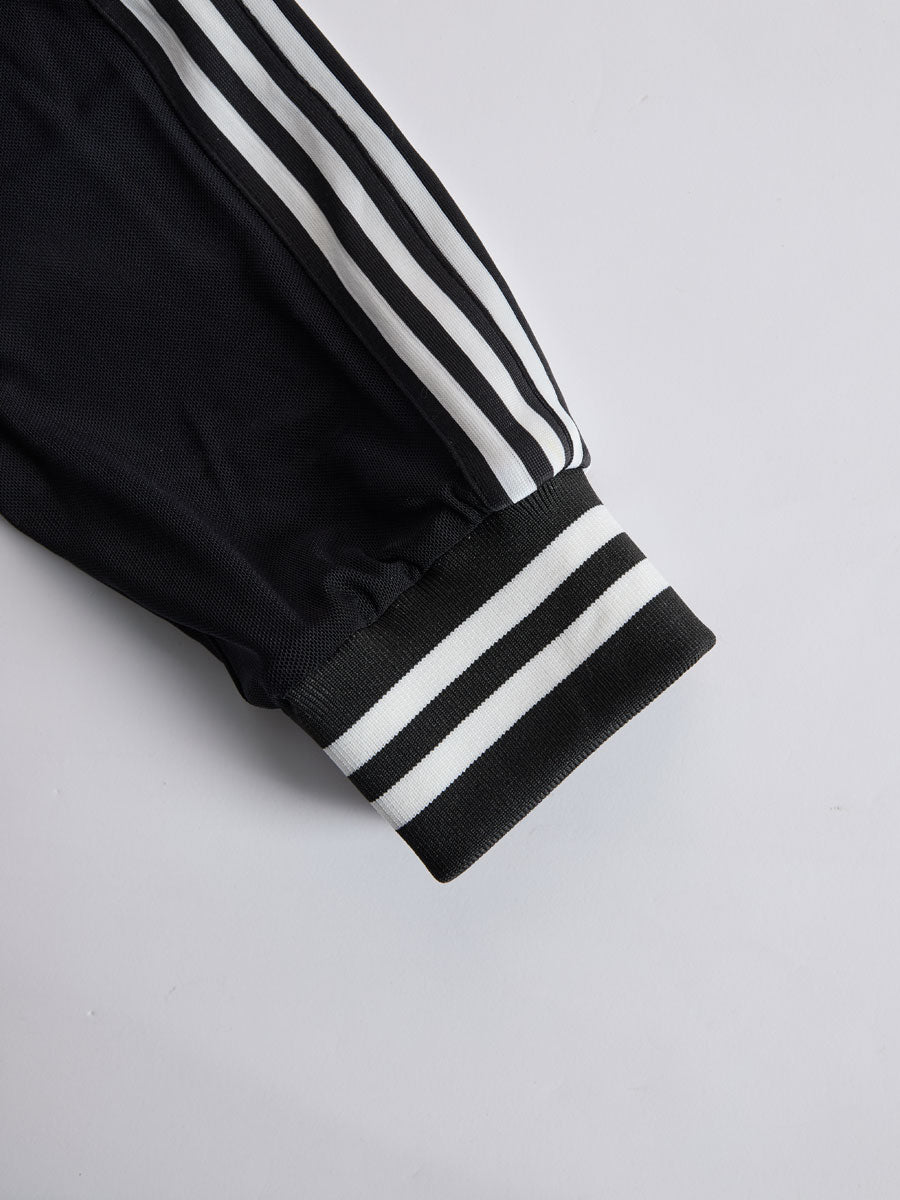 Sporty Retro Striped Mesh Sleeve Gray Leopard Print Velvet Sweatshirt And Pants Set