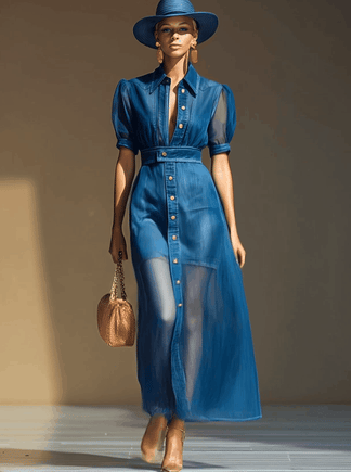 Osburn Deep V-Neck Reversible Maxi main image 0