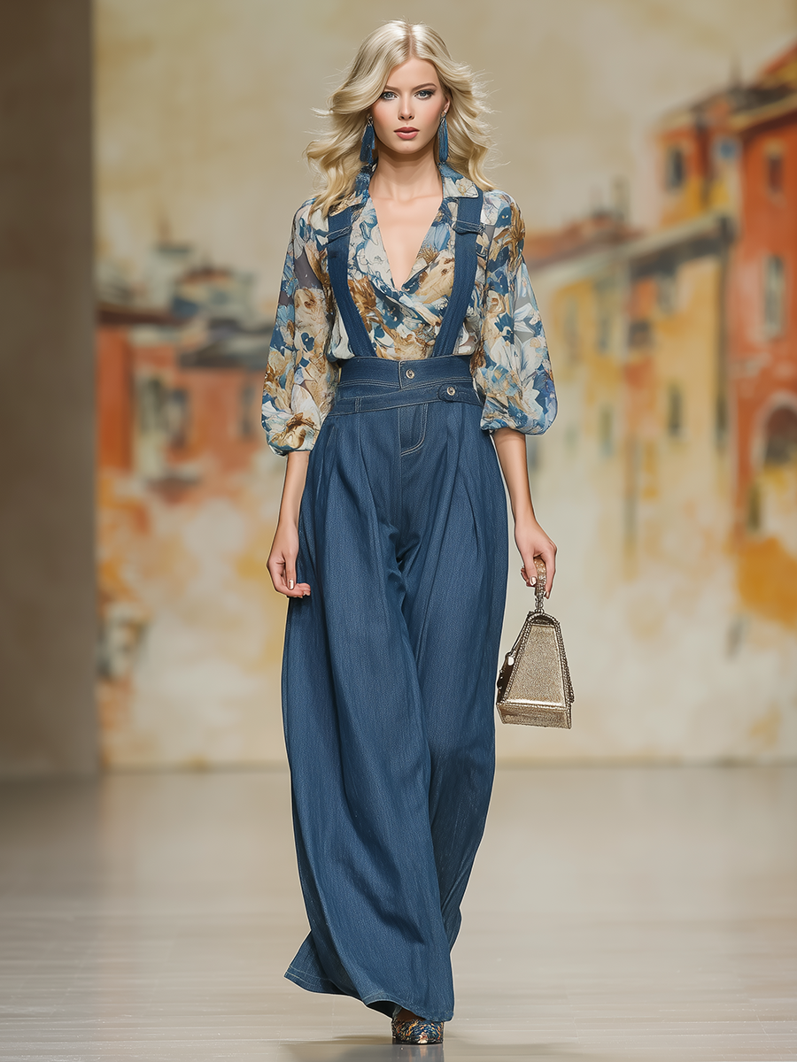 Modern And Stylish Denim Overalls