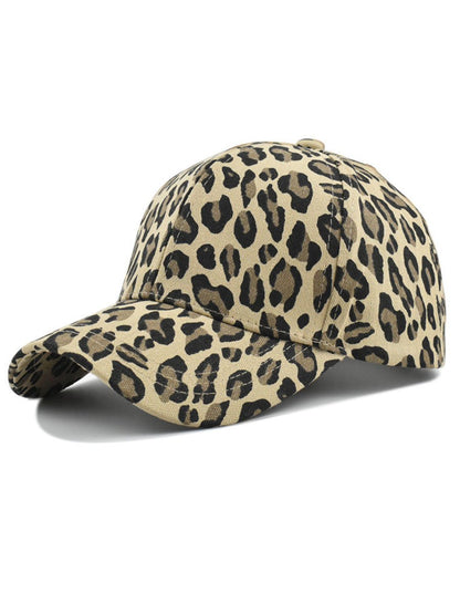 Casual Retro Leopard Print Baseball Cap