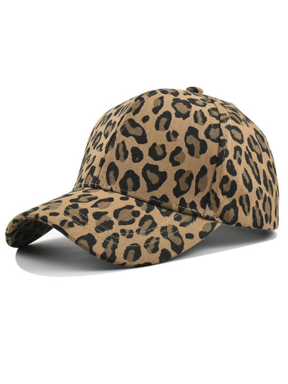 Casual Retro Leopard Print Baseball Cap