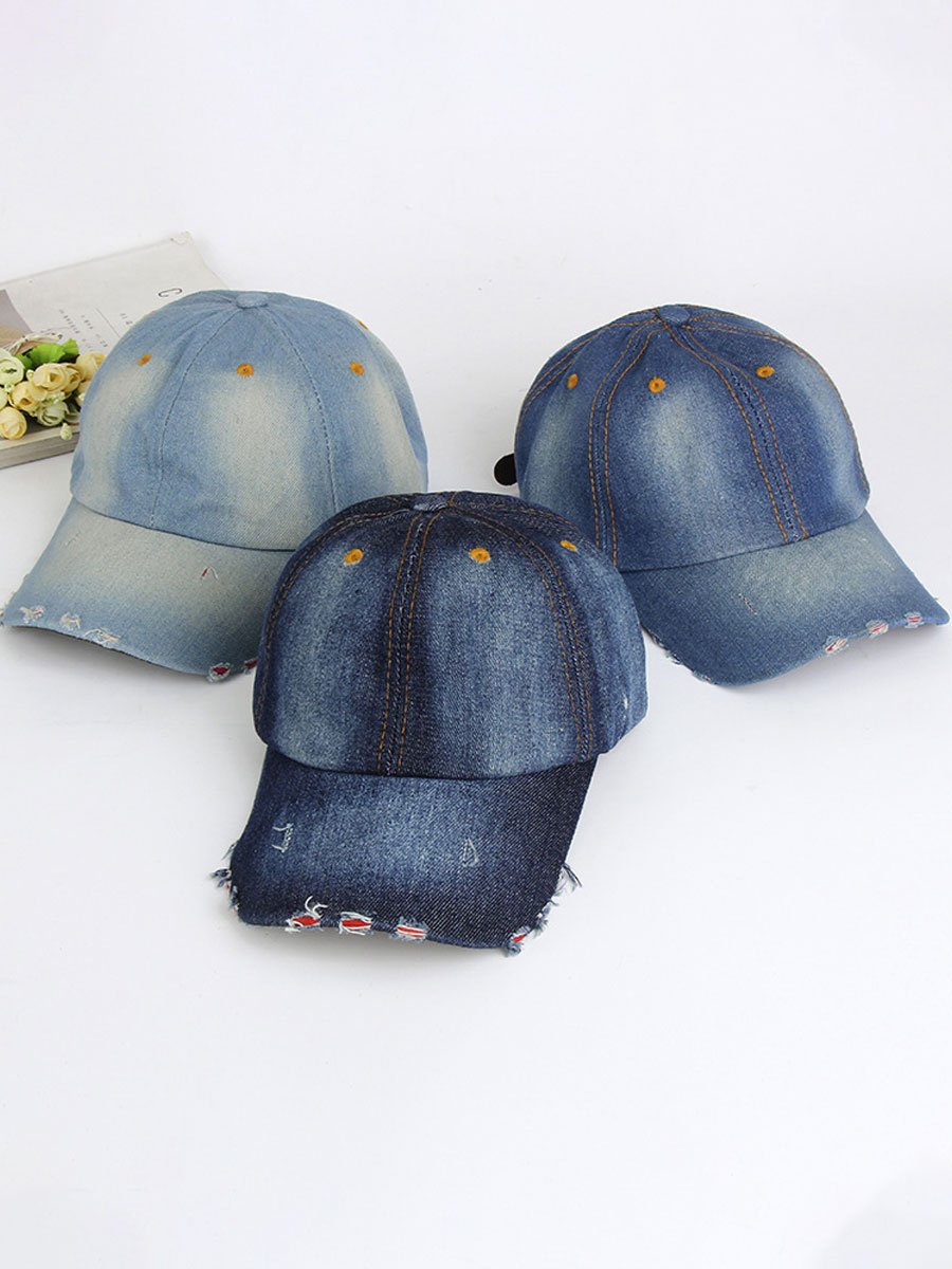 Casual Fashion Denim Sports Sun Protection Baseball Cap