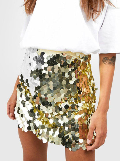 Fashion Sequined Slim Sexy Skirt