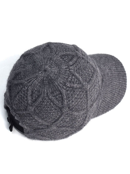 Versatile Fashion Warm Wool Baseball Cap