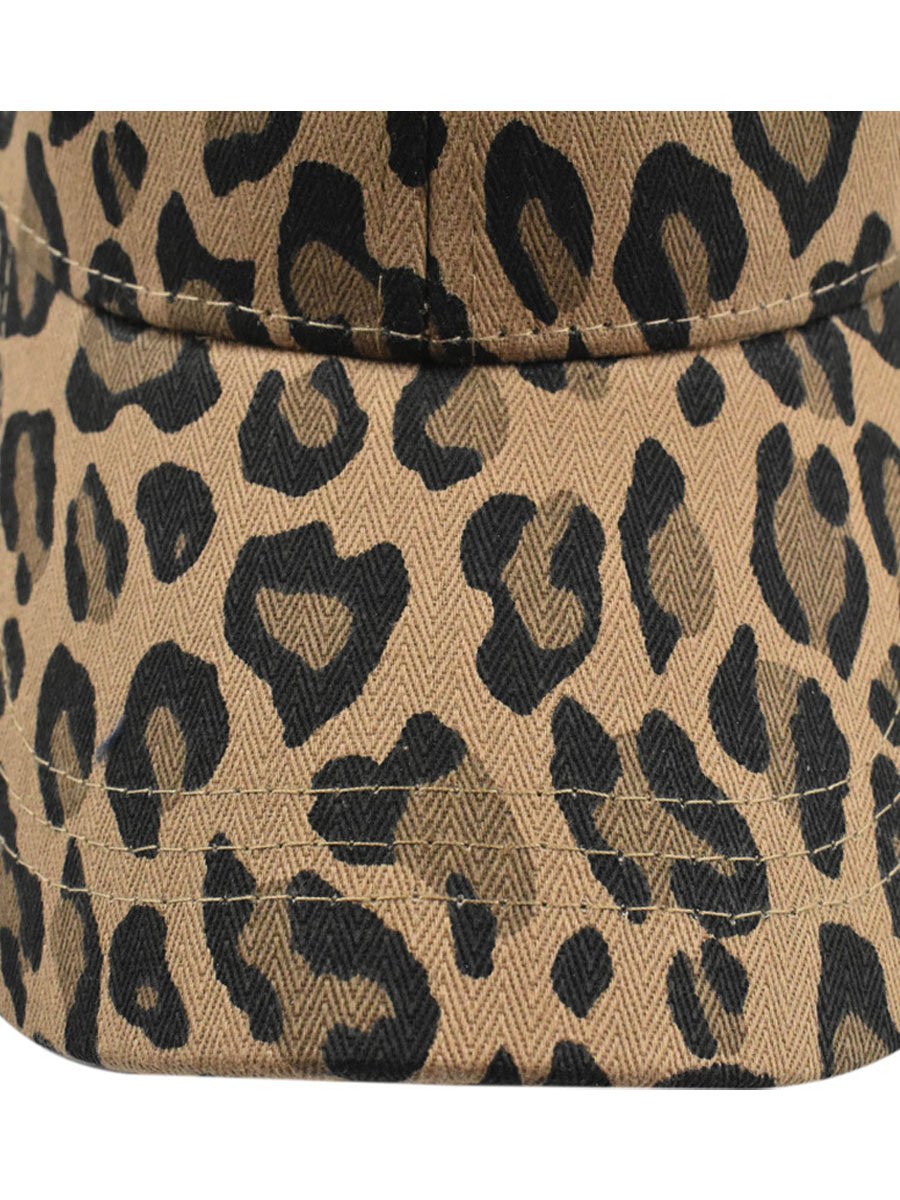 Casual Retro Leopard Print Baseball Cap