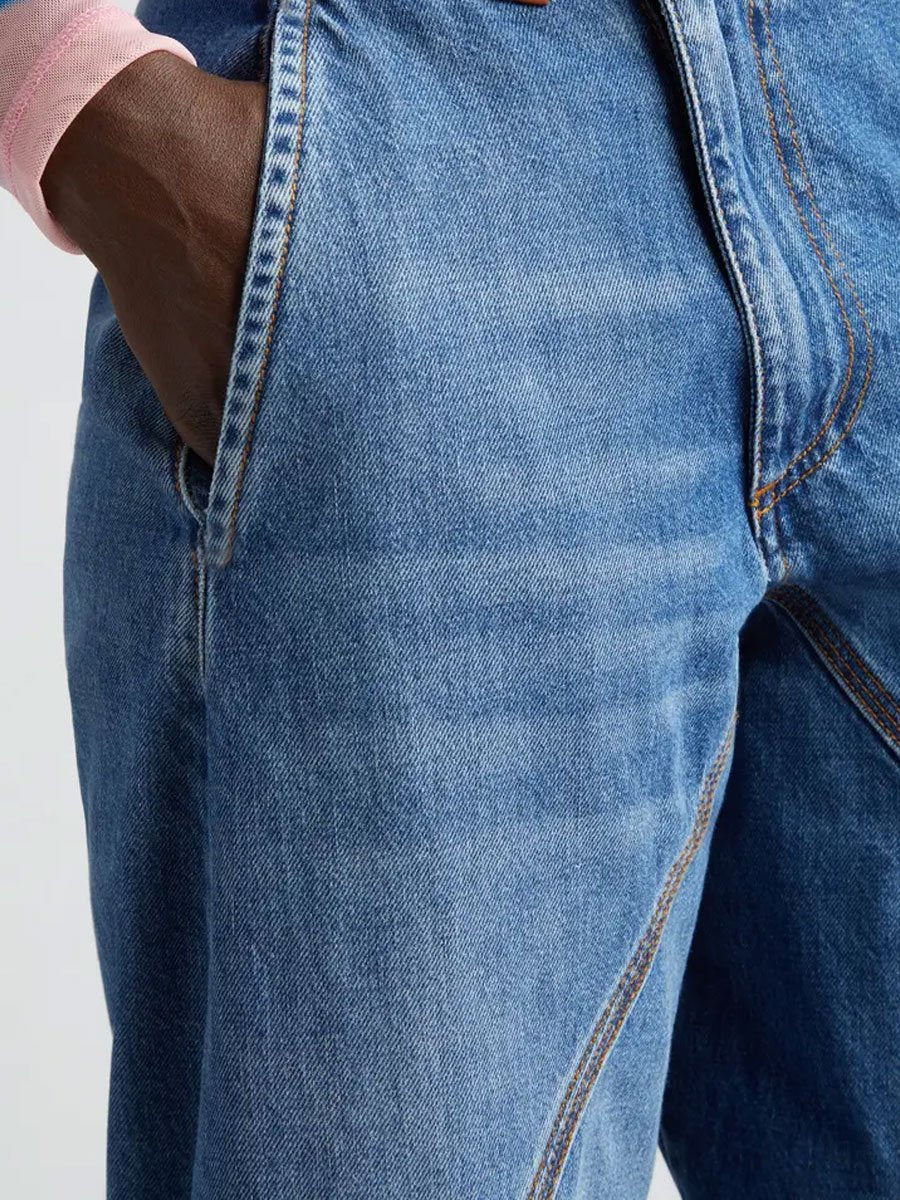 Casual Unique Pocket Banana Jeans