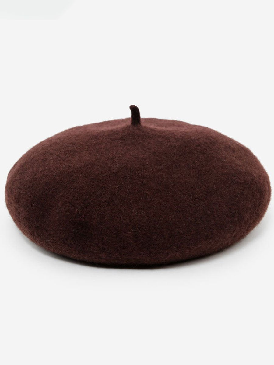 Fashionable Autumn And Winter Retro Wool Beret Hat