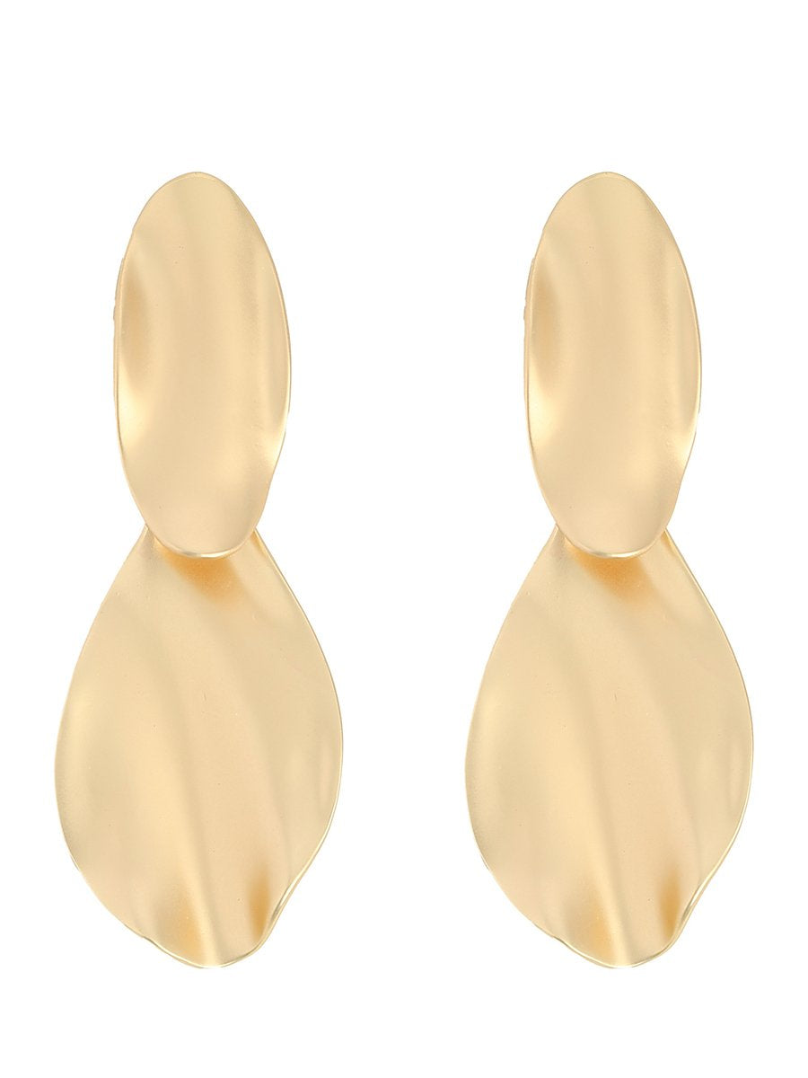 Metallic Exaggerated Earrings