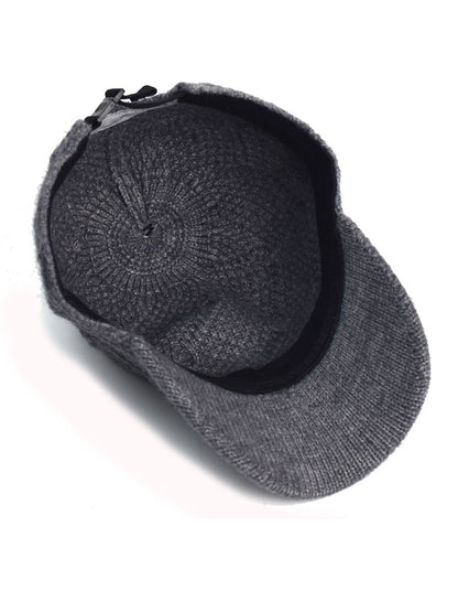 Versatile Fashion Warm Wool Baseball Cap