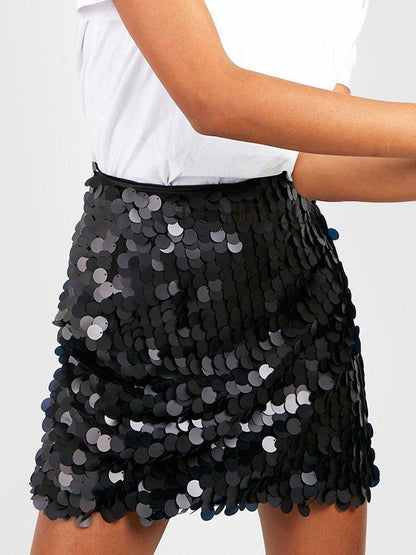 Fashion Sequined Slim Sexy Skirt