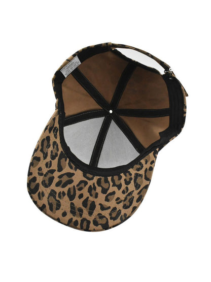 Casual Retro Leopard Print Baseball Cap