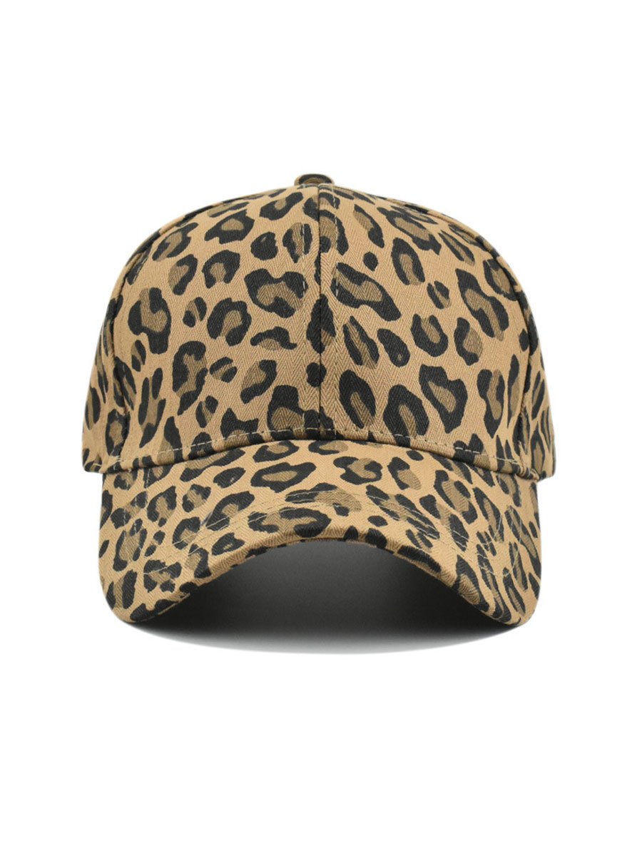 Casual Retro Leopard Print Baseball Cap