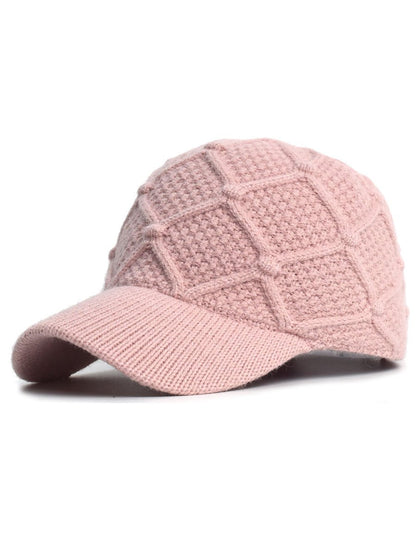 Versatile Fashion Warm Wool Baseball Cap