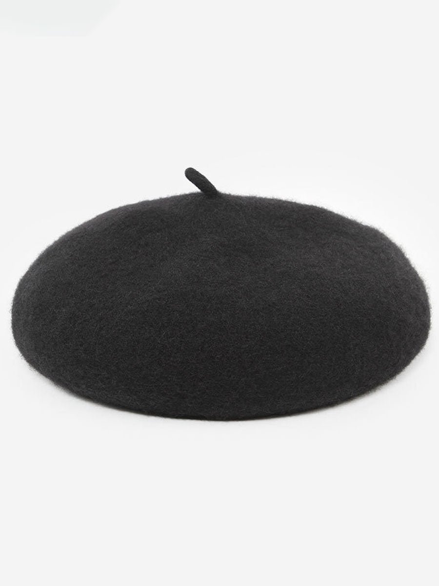 Fashionable Autumn And Winter Retro Wool Beret Hat