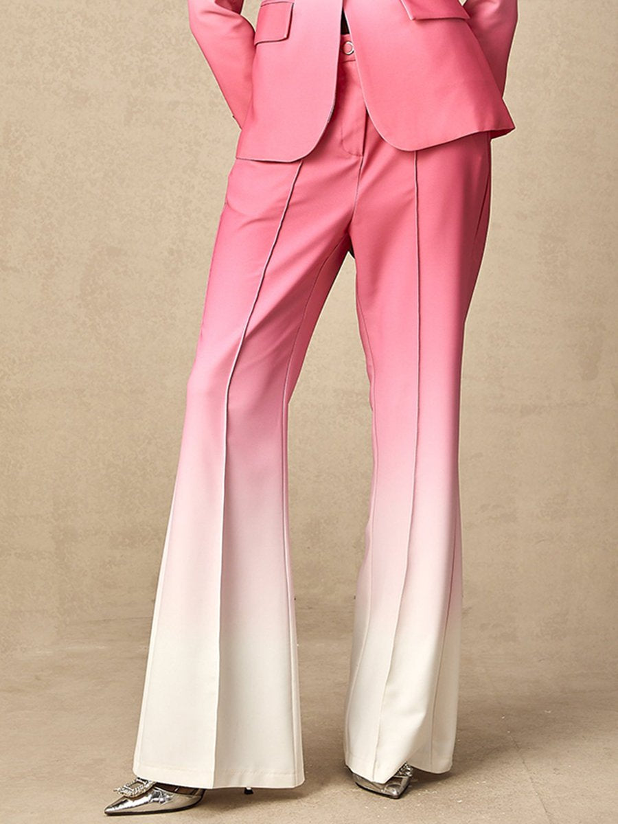 High-End Fashionable Texture Gradient Suit